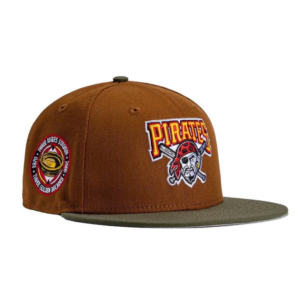New Era Pittsburgh Pirates 59FIFTY Fitted Hat Beef Broccoli  30 Year Patch - Picture 3 of 9